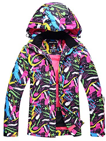 Trajes nieve Trajes esquí invierno Nuevo for las mujeres Chaqueta de esquí Super Warm Ski Ski Chaqueta for la ropa de snowboard de invierno de invierno de las mujeres nevadas Ropa exterior Trajes esqu