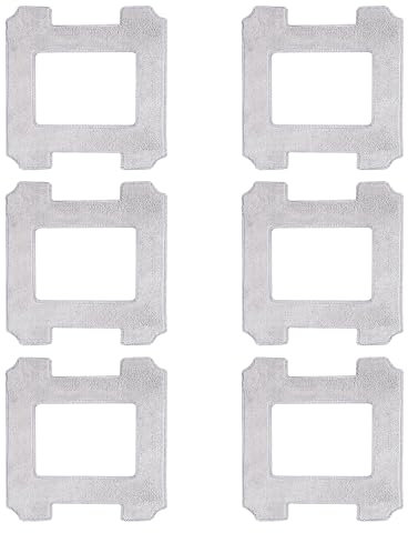 JYAILIFES 6 Stück Zubehör für ECOVACS WINBOT W2 / W2 Omni Fensterputzroboter, 6 Stück Wischtücher Zubehör