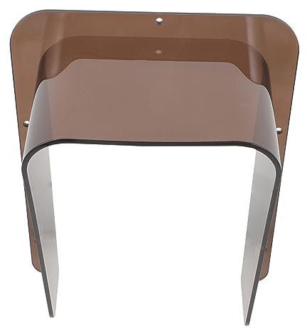 KONTONTY De Timbre De Acrílico Protector De Lluvia Para Timbre De Puerta Fácil Instalación Tamaño Grande 19.5cm x 13.5cm Adecuado Para Exteriores