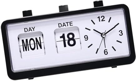 JISADER Mesa de Reloj de Mesa Centro de Adornos para el hogar Muebles para el botón de Regalo de inauguración novedosa, Negro