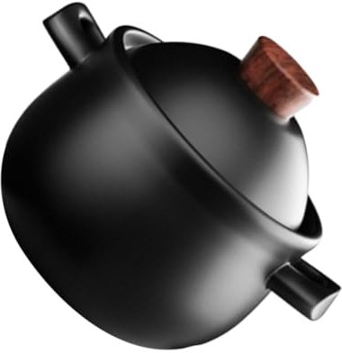 VINTORKY Pentola Ceramica Per Stufato e Zuppa Casseruola Da Cucina Per Gas Per Brasare e Preparare Porridge Maneggevole e Pratica Per Uso Domestico