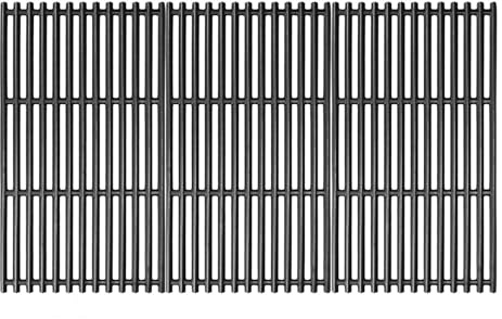 GFTIME 43,2 x 24cm Gusseisen Grillrost Ersatz für Napoleon Triumph 495, Charbroil Performance 440S Grill, Gusseisen Grill Rost Ersatz, 3 Stück Grillzubehör