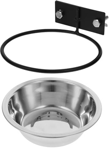 YARNOW Gamelle Surélevée Murale pour Chiens et Chats Station Alimentation Pratique Bac à Nourriture Facile Accès
