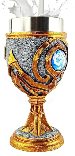 Gobelet À Calice - Coupes À Vin Du Roi Arthur | Tasses À Vin De Style Royal, Cadeaux Médiévaux De La Renaissance Pour La Communion, Paquet De Noël De 1pc Calice Royal Église Catholique, Baptême, Confi