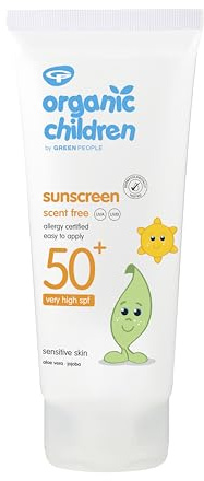 Green People Crema Solare SPF50+ senza Profumo per Bambini e Neonati, 150ml