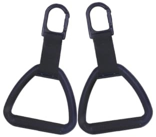 1/2/3 par handtag Dra upp gymnastikringar | Halkskyddande träning for hela överkroppen(Black)