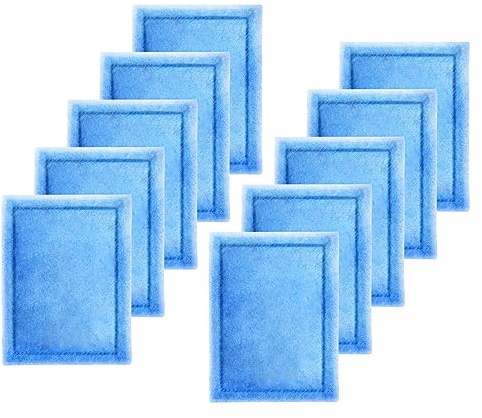 Yonice 10 Pcs Aquarium Filter Cartridge Compatible with Aqua-Tech 20-40 & 30-60 Power Filters,Fish Tank Filters Replacement for Aqua Tech EZ-Change#3