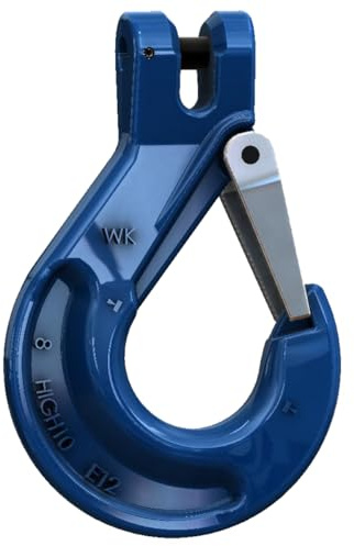 Gaffelhuvudkrok GK10 WLL 6700 kg 13 mm med H-stämpel kedjehängen stoppkrok
