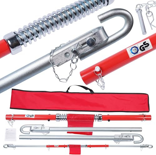 DGH SYSTEM Barra di traino con custodia, 1,8 m fino a 3T, sistema di traino