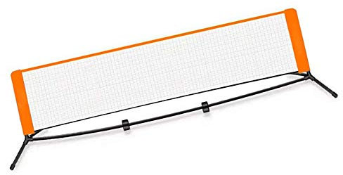 6 m Multisport-Kombinetz, einfach aufzubauen, Roll-A-Net-Tennisnetze mit robuster Tragetasche, tragbares Tennisnetz, für Tennis oder Badminton