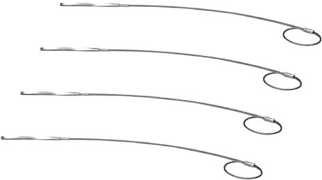 TOGEVAL 4piezas Brochetas De Acero Inoxidable Para Asar Para Barbacoas De Camping y Carne Unidades