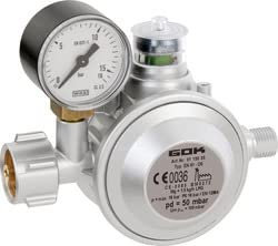 GOK Gasregler mit Manometer für Gewerbe und Privat