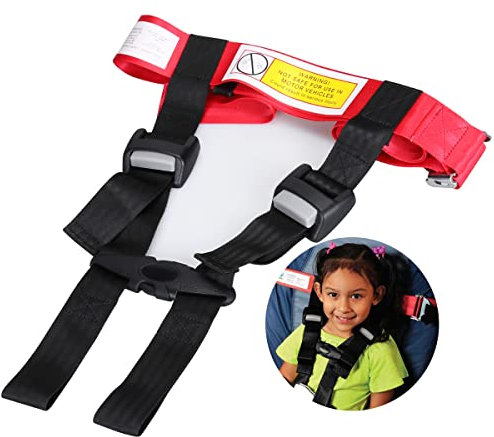 RekoTandem Flugzeug-Gurtzeug für Kinder - Kleinkind-Reisehalterung - Bietet zusätzliche Sicherheit für Kinder auf Flügen - Leicht, einfach zu verstauen
