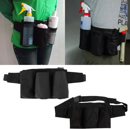 SZYDD Restaurant Cleaner Waiter Waist Belt Tool Bag with Pockets Dining Tool Storage Bag Hotel Storage Cleaning Tool kit Cleaning Tool kit