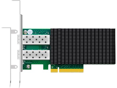 GLOTRENDS ST7337 2 porte 25Gb SFP28 Scheda di rete Ethernet con controller Mellanox ConnectX-5, interfaccia PCIe 3.0 X8, RDMA (RoCE), non Infiniband