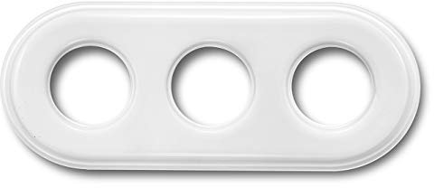 Fontini garby - Cadre 3 éléments garby porcelaine blanc pack