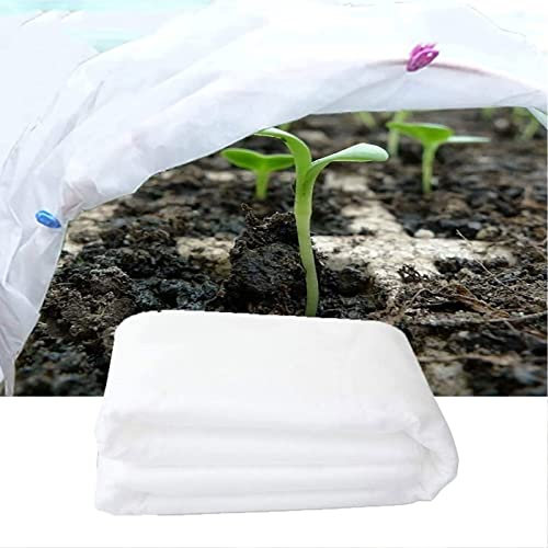 Grandi Telo per Piante Inverno Antigelo, Riutilizzabile Tessuto Non Tessuto per Piante Grandi, Vello da Giardino Panno Antigelo per Piante, Permeabile all'Acqua e Resistente ai Raggi UV, 1,5x10m