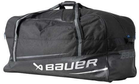 Bauer Sac de transport de qualité supérieure pour hockey '24 (noir/blanc, senior/grand (88,9 x 50,8 x 45,7 cm)