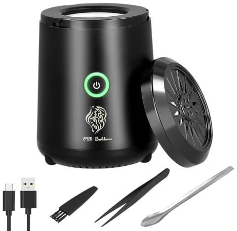 Weihrauchbrenner,Bakhoor Burner Elektrisch Räucherstövchen Mini Muslimischen Incense Burner Tragbaren Räuchergefäß Oud Harzbrenner Kirche Holzkohle Brenner für Reisen Büro Hause Yoga Spa Aromatherapie