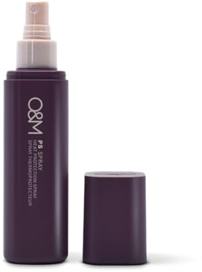 O&M PS Spray (150ml) – Spray protecteur thermique & UV pour tous types de cheveux – Soin léger au caméline & écorce d’épinette noire – Végan, sans tests sur animaux, sans sulfates & silicones