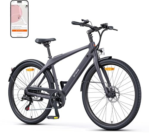 ENGWE E Bike Herren Elektrofahrräder-Ebike mit 36V 10Ah Akku, E Bike mit Drehmomentunterstützung, 7-Gang Getriebe mit APP & Bluetooth, Innenläufermotor bis 100km