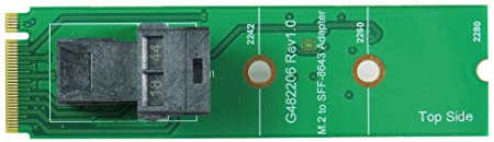 Micro SATA Cables|M.2 M-Key Mini SAS HD SFF-8643 Adapter