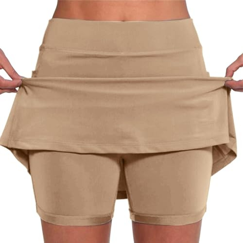 Cycliste Sport Shorty Gainant Culotte Push Up Jupe Tutu Pantalon Blanc Femme Grande Taille Pantalon Noir Fluide Vêtements de Sport Beige 2XL