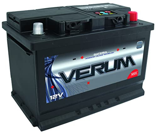 Batería de coche 74 Ah 680 Amp. 24 Meses de Garantía. Máxima Potencia Arranque. Fabricante Lider Europeo.