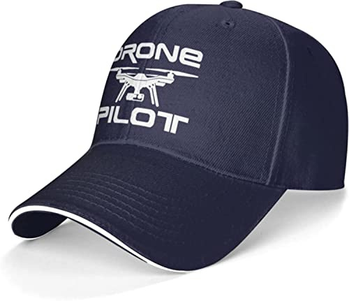 fifbird Drone Pilot Casquette de baseball réglable classique, bleu marine, Taille unique