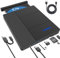 TOMVYTER Graveur Blu-Ray Externe 7 en 1,USB 3.0 et Type-C Lecteur CD DVD +/-RW Portable，Lecteur DVD/CD ROM pour Ordinateur Portable PC Mac OS MacBook Windows 11 10，Lecteur CD DVD Externe Ordinateur