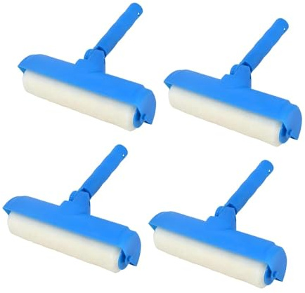 rockible 4x Rullo per Pittura a Soffitto Pennello per Pittura Senza Schizzi Forniture Lisce Facile Da Usare Antigoccia