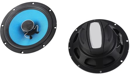 Altavoces Coaxiales para Automóvil de de 6,5 Pulgadas para un Sonido Claro, Altavoz Coaxial de Rango Completo de 2 Vías para Altavoz Estéreo para Puerta de Automóvil, Adecuado para