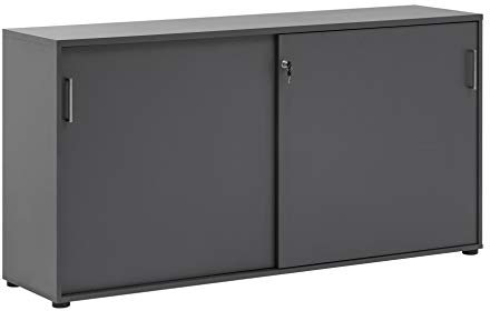 Möbelpartner Denver Schiebetürenschrank Denver, 701489, Anthrazit, ca. 160,2 x 41 x 84 cm