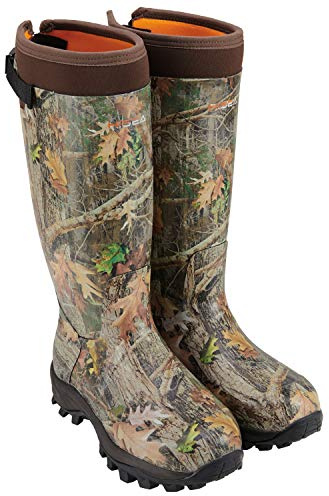 HISEA Apollo Basic Hunting Boots for Men Waterproof Rubber Boots Rain Boots Neoprene Mens Boots