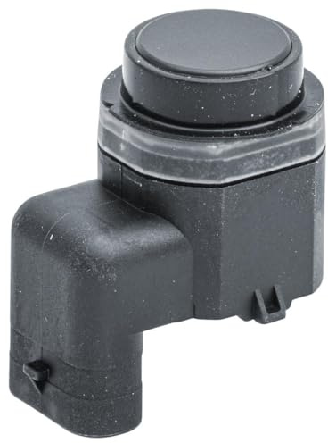 HELLA 6PX 358 141-281 Sensor, parkeringshjälp - vinklad - 3-polig - istoppad - lackerbar - med fästring