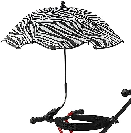 Sombrilla para Cochecito para Todos,Sombrilla para Cochecito | Paraguas Protección UV Cochecito Paraguas con la Pinza Paraguas Cochecito para Silla Playa