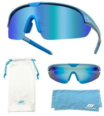 XII WY Kinder Sonnenbrille Jugend Baseball Sonnenbrille Leicht TR90 Rahmen UV400 Sport Radfahren Sonnenbrillen für Jungen Mädchen