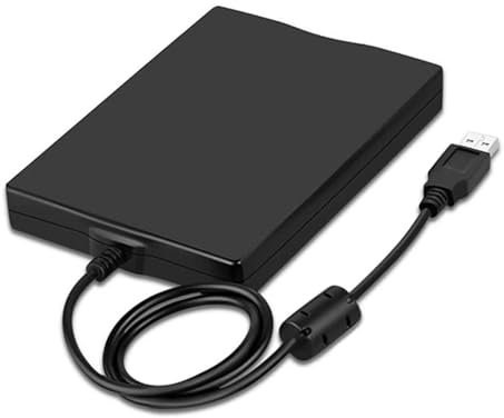 ulafbwur Unidad de disquete, USB 2.0, Plug Play, portátil, lector de disquetes externos de 3.5 pulgadas, 1.44 MB FDD para PC, lector de disquetes