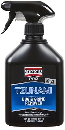 Arexons Car Care Pro TZUNAMI - Formula Gel Contro Resina e Insetti, Rimuove Insetti e Sporco Ostinato, Fase di Prelavaggio, 500ml