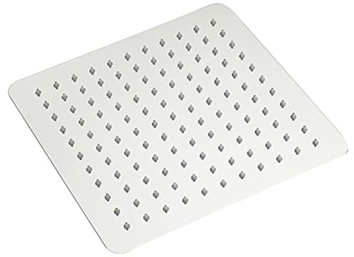 Ultratunn krom regnduschhuvud fyrkantig fast design för tryckökning och enkel installation 25 cm regnduschhuvud för en fantastisk duschupplevelse lätt att rengöra och underhålla