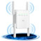 2025 Ripetitore WiFi Potente per Casa, Amplificatore WiFi Facile da Configurare, Extender 300Mbps 2.4GHz con Porta LAN, Compatibile con Router e Modem(4 Antenne)