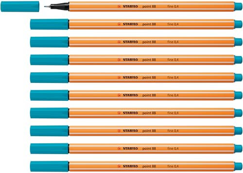 STABILO - Fineliner - point 88-10er Pack - hellblau