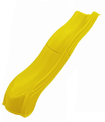 Swing'n'Slide Ws 5031 Olympus Wave Slide 2Piece Plastic Slide for 5' Decks, Yellow
