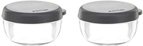 W&P Dressing Containers, Set of 2 - charcocal