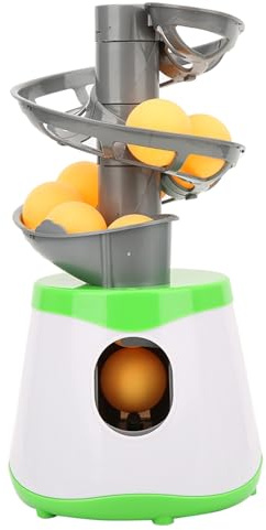 Robot Entrenador de Tenis de Mesa, Lanzador de Pelotas de Ping Pong Automático Abs Portátil con 10 Pelotas de Tenis de Mesa, Equipo de Práctica de Tenis de Mesa para Principiantes que Practican