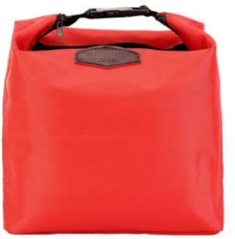 Bolsa Isotérmica para Comidas - para Niños, Hombres, Mujeres, Trabajo, Almuerzo - Aislada, Impermeable para Oficina - Rojo