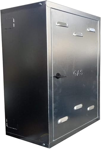 SERVICE SOLUTIONS - Cassetta Contatore Gas già Montata in Lamiera Zincata 6/10, varie misure (CM 50X30X25)
