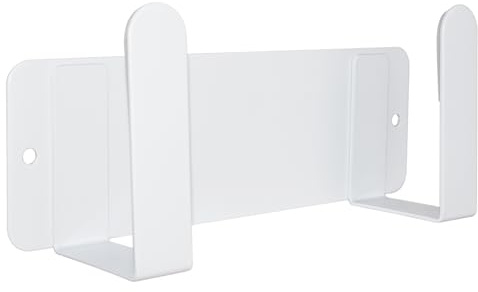 Pot Lid Rack, Wall Mounted 304 Stainless Steel Pan Lid Organizer Holder, Self Adhesive, Kitchen Cooking Utensil Tool (White)