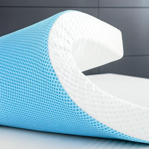 Topper 150x190 cm Viscoelástico 100% Sobrecolchon | Grosor 8CM | Producción española | Alivia la Carga Muscular | Funda extraíble y Lavable | Sistema de Aireación Fresh 3D | Ergonomía y Confort