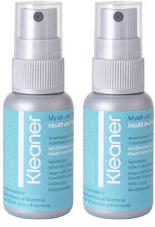 Kleaner Oral Toxin Cleanser Spray 30 ml – 2 Pack | Fast-Action Mouth Rinse for Festivals & Travel – Immediate Effect Lasting 1 Hour – Pocket-Sized Hygiene Spray - Avalo Supplies